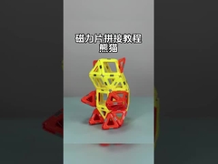 Magnetische Fliesen mit vielseitigen Formen für Tiere und Pflanzen Lesser Panda