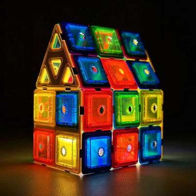 kaufen 3d Magnetische Bausteine Haus geformt OEM Kinder Lernspielzeug Kostenlose Probe online manufacture