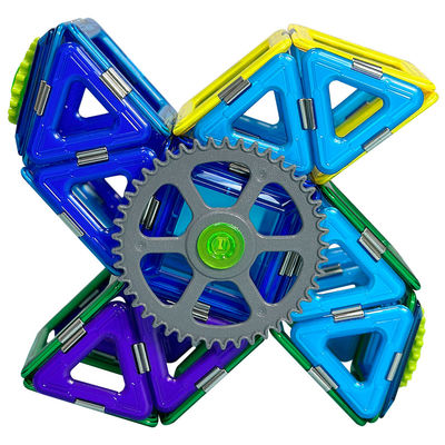 kaufen STEM-Bildung Farbenfrohe Magnetfliesen Bausatz Boomerang-förmige Block-Spielzeuge online manufacture