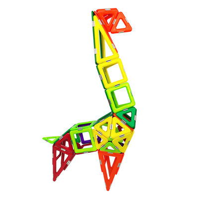 kaufen OEM ODM 3D Magnetfliesen Tiere Giraffe Struktur Magnetische Blöcke Sets für Kinder online manufacture
