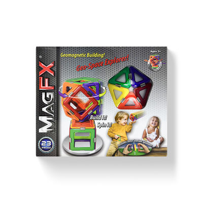 3 Jahre + DIY Montage Magnetische Block Sets, Geometrische Magneten Formen Kits