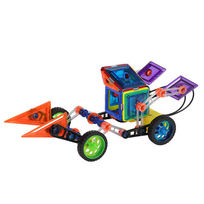 Bildungs-STEM Magnetische Spielzeugfahrzeuge Fernbedienung Magnetische Kinderblöcke