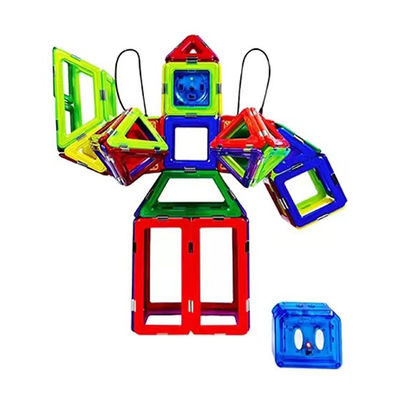 Kinder Magnetfliesen Fernbedienungsroboter Magnetische Spielblöcke STEM-Ausbildung