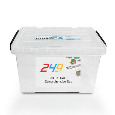 Farbenfrohe Bildungsmagnetische Bausteine 249Pcs für Kindergarten-Lehrmittel