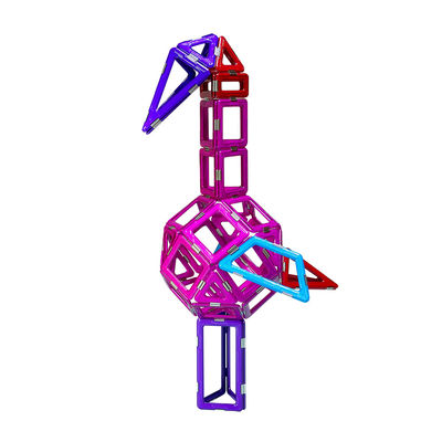 Magnetische Stapelblöcke in Flamingo-Form
