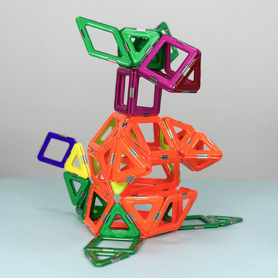 3D Kreative Kinder Spielzeug Känguru Magnetische Blöcke Tiere hell gefärbt