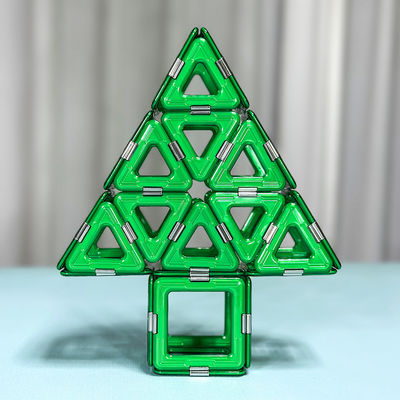 Kreatives Puzzle-Spielzeug 3D Magnetische Bausteine Weihnachtsbaumblöcke für Kinder