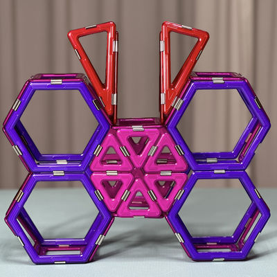 Schmetterlingsstrukturen 3D Magnetische Spielblöcke Glatte Oberfläche Bauspielzeug Kindergeschenk