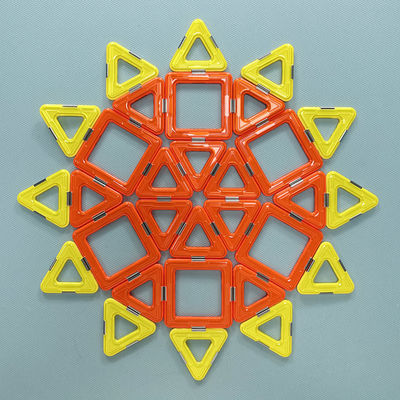 Pflanzen Themenmagnetische Kinder Blöcke Spielzeug Sonnenformen Kreativität Lernen