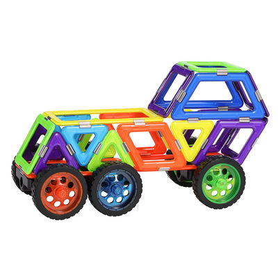Aktivitäten für Kleinkinder Magnetische Spielzeugfahrzeuge Erweiterte Jeep Magnetische Blöcke Auto