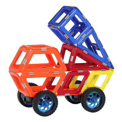 Kinder Magnetische Bausteine Autospielzeuge Ingenieurfahrzeuge 3D-Magnet Set