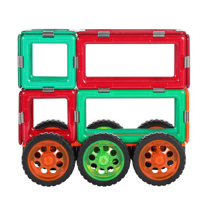 Kinder Magnetfliesen Fahrzeuge Doppeldecker Sightseeing Bus Magnetische Bausteine