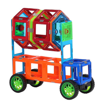 Lernfach Magnetische Blöcke Kraftstoff Tankwagen, Magnetische Fliesen LKW 3D-Konstruktion