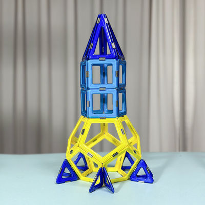 3D Puzzle Magnetische Mecha Raumrakete, Magnetische Stamm Spielzeug Bausteine