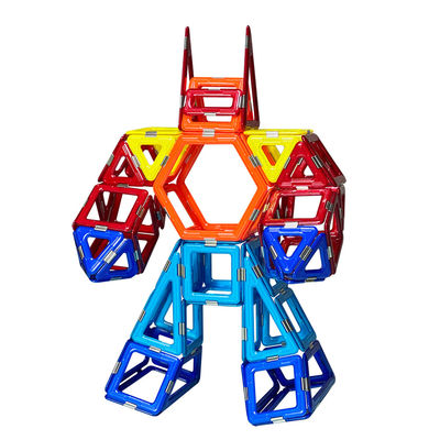 Wissenschaft und Zukunft Thema Spielzeug Magnetische Bausteine Mecha-Roboter
