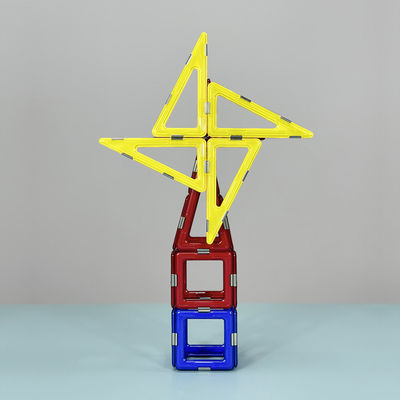 3D DIY Magnetische Bauspielzeug Fliesen Rechtswinkel Windmühle Bausteine