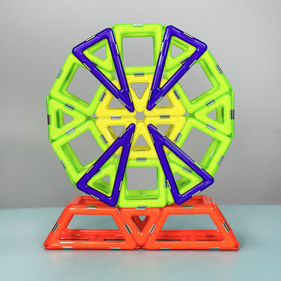 Lernspielzeug Magnetische Blöcke Lebensszene Themen-Tischventilator Magnetische Fliesen-Set